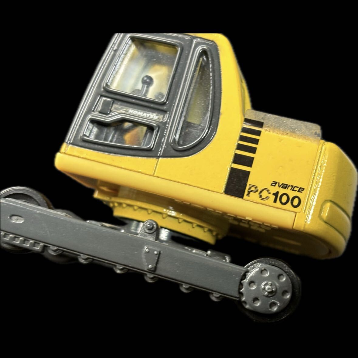 [.]KOMATSU Komatsu экскаватор PC100 сделано в Японии миникар .. машина тяжелое оборудование б/у не продается 