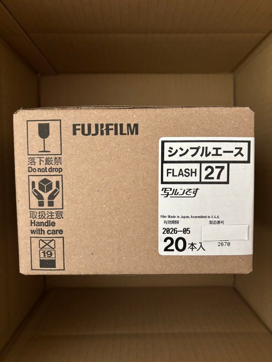 FUJIFILM 写ルンです シンプル エース　27枚　100本　未開封