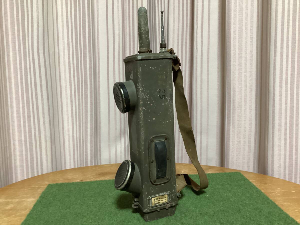 ミリタリー　携帯無線機　ハンディートーキー　SCR-536 大阪府警　ウォーキートーキー　米軍　WW2_画像1