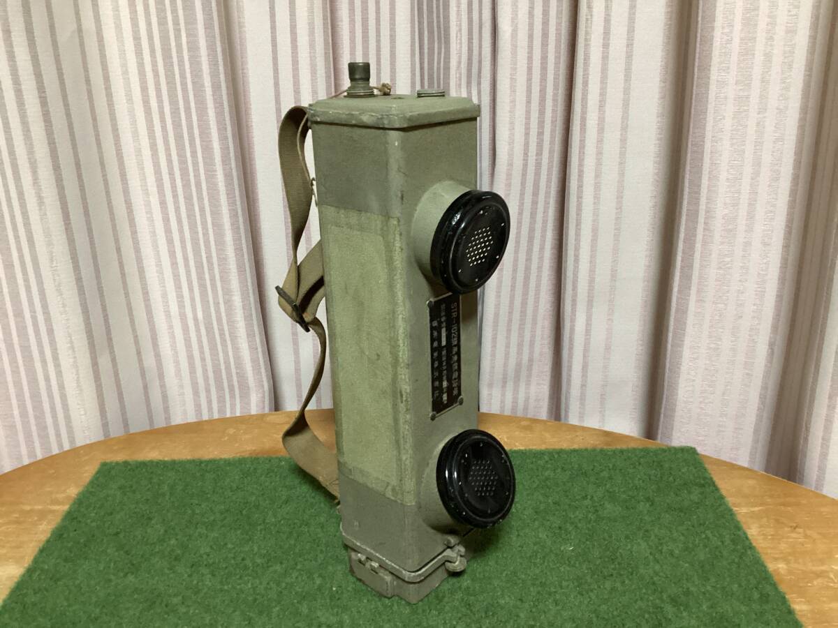 携帯無線電話機　ハンディートーキーSTR-102　SCR-536 昭和27年　日本電気株式會社製　ウォーキートーキー　米軍　WW2_画像1