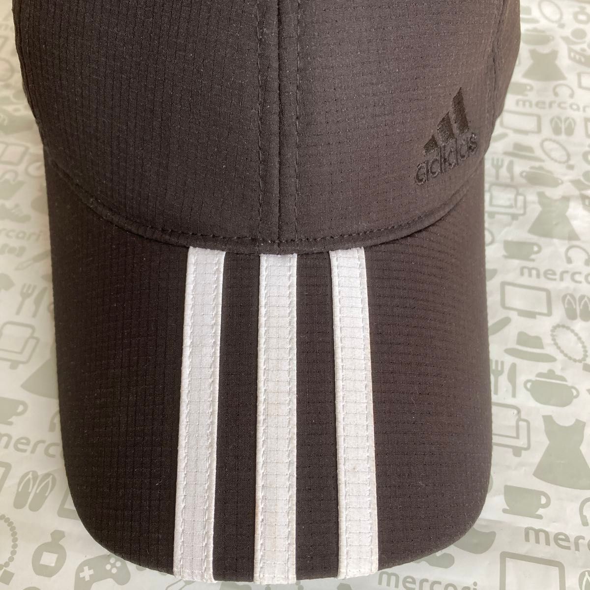 アディダス キャップ帽【フリーサイズ】OSFX（57〜60㎝）ブラックadidas帽子