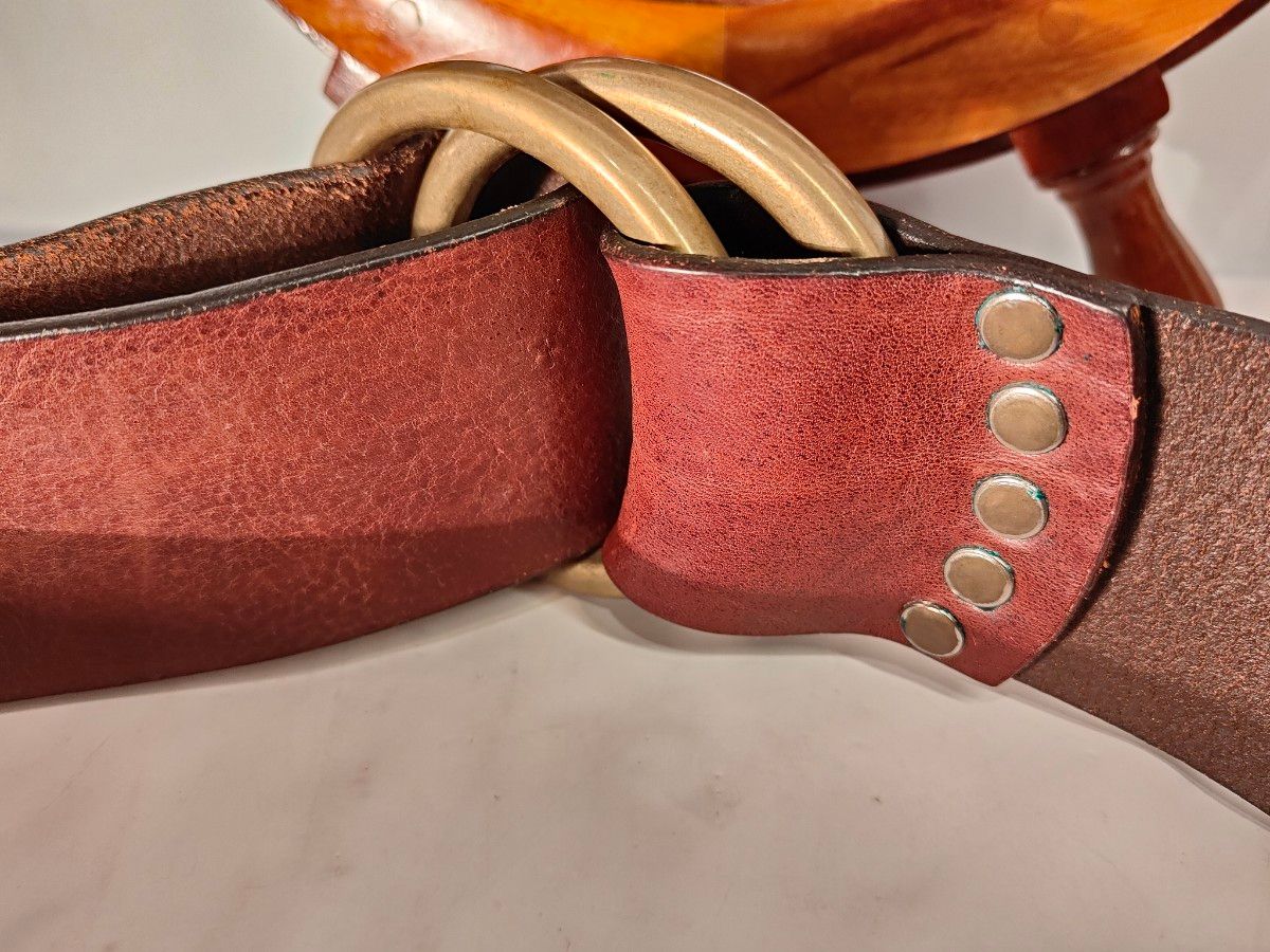 極厚革】RALPH LAUREN 高級レザーベルト RLL正規 極厚革】RALPH LAUREN 高級レザーベルト RLL正規