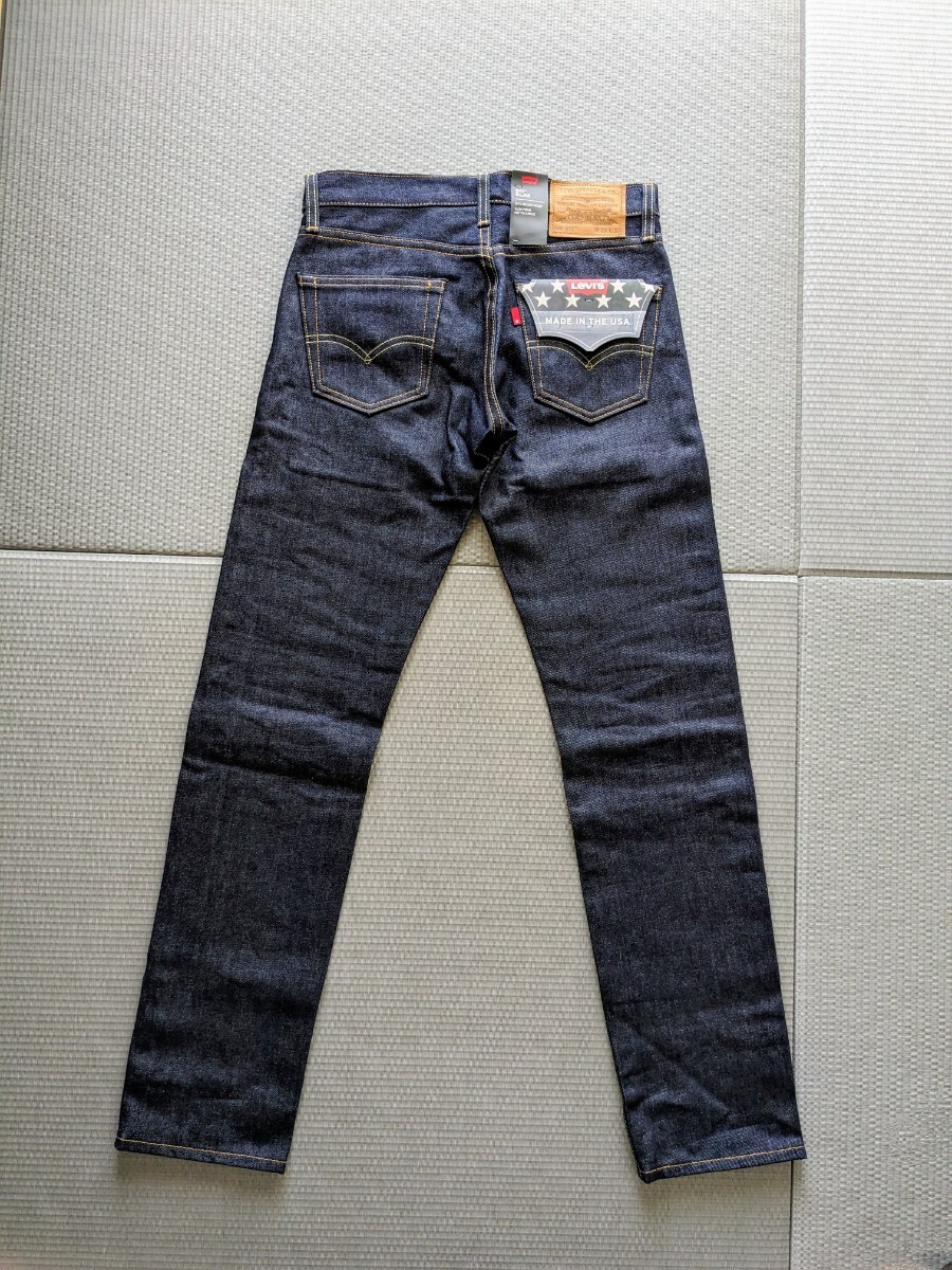 新品 タグ付き LEVI'S 511 アメリカ製 リジッド 未使用 セルビッジ W28 米国製