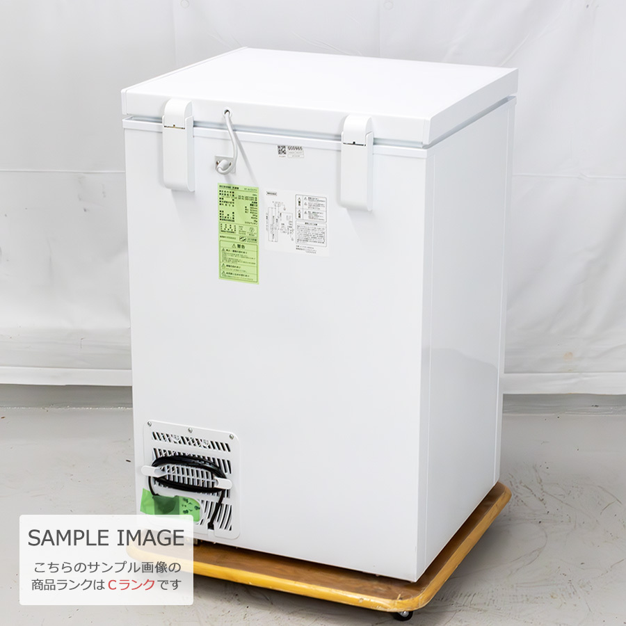 中古/屋内搬入付き アイリスオーヤマ 1ドア冷凍庫 100L 上開き フリーザー 30日保証 PF-A100TD 冷凍ストッカー 上開き/ホワイト/普通_画像5