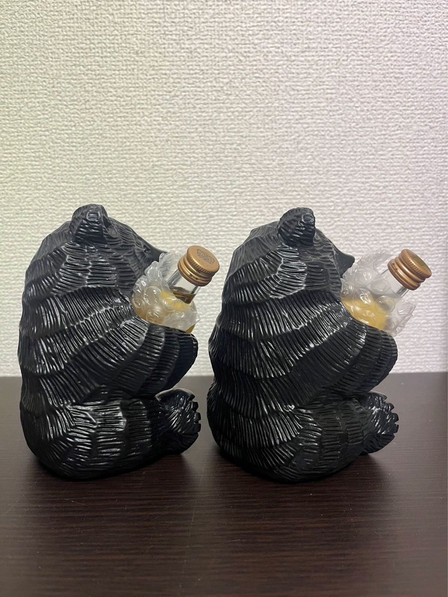 余市蒸留所 ミニボトル 抱き熊 竹鶴 50ml ×2体