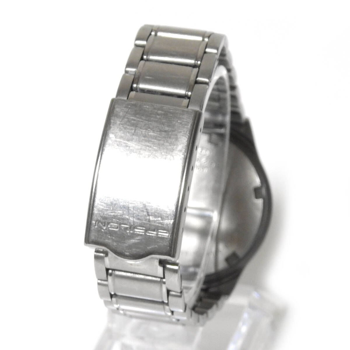 ■腕時計■SEIKO EPSILON ALBA V732-0100 QUARTZ 5気圧防水 チタニウム■_画像3