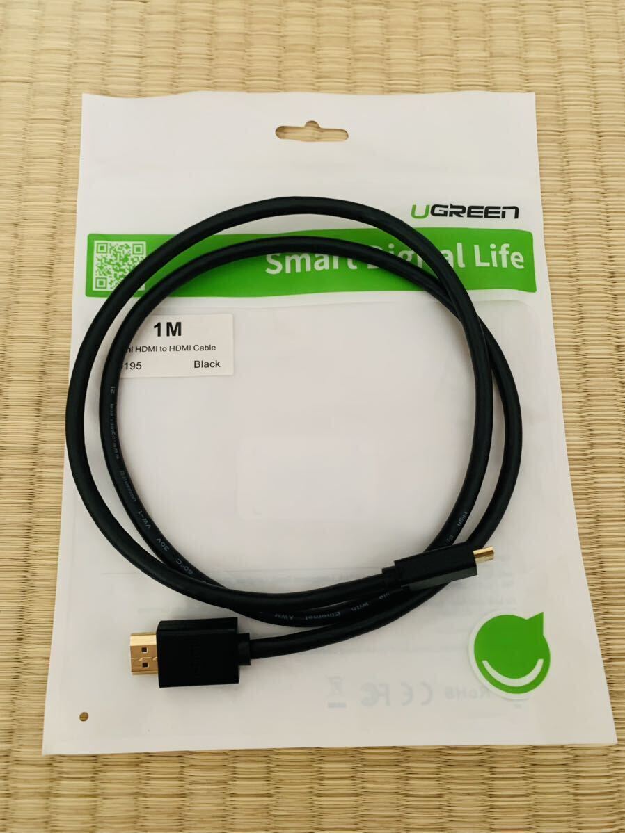 mini HDMI ケーブル HDMIオス miniHDMIオス モニター パソコン タイプA ミニHDMI 1m