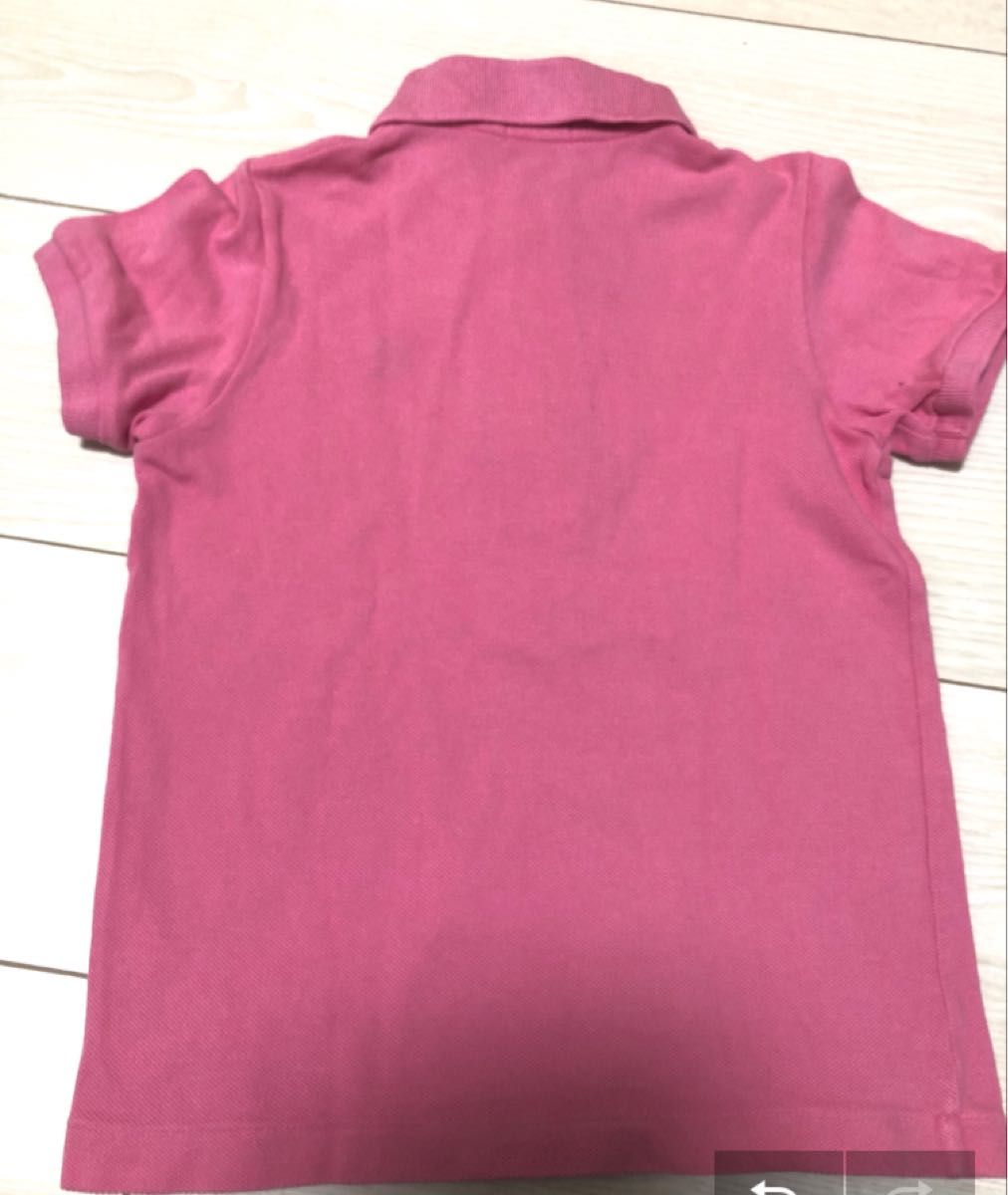 ミキハウス ピンク　ポロシャツ 半袖