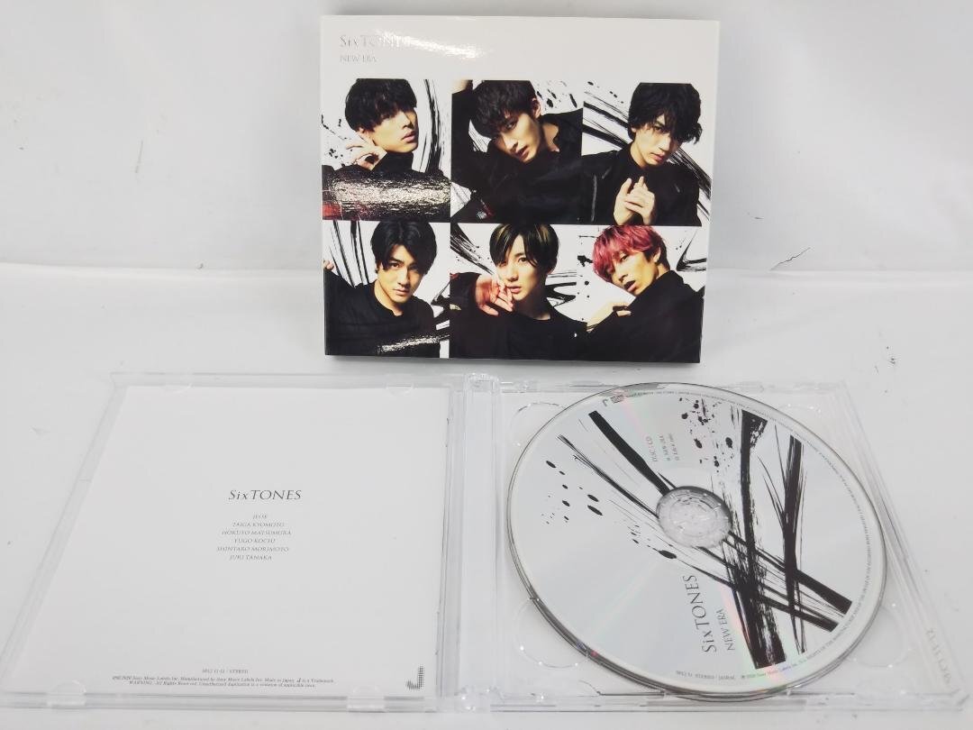 SixTONES NEW ERA 通常盤+DVD付き初回盤 2枚セット CD 【１円スタート】◆_画像4