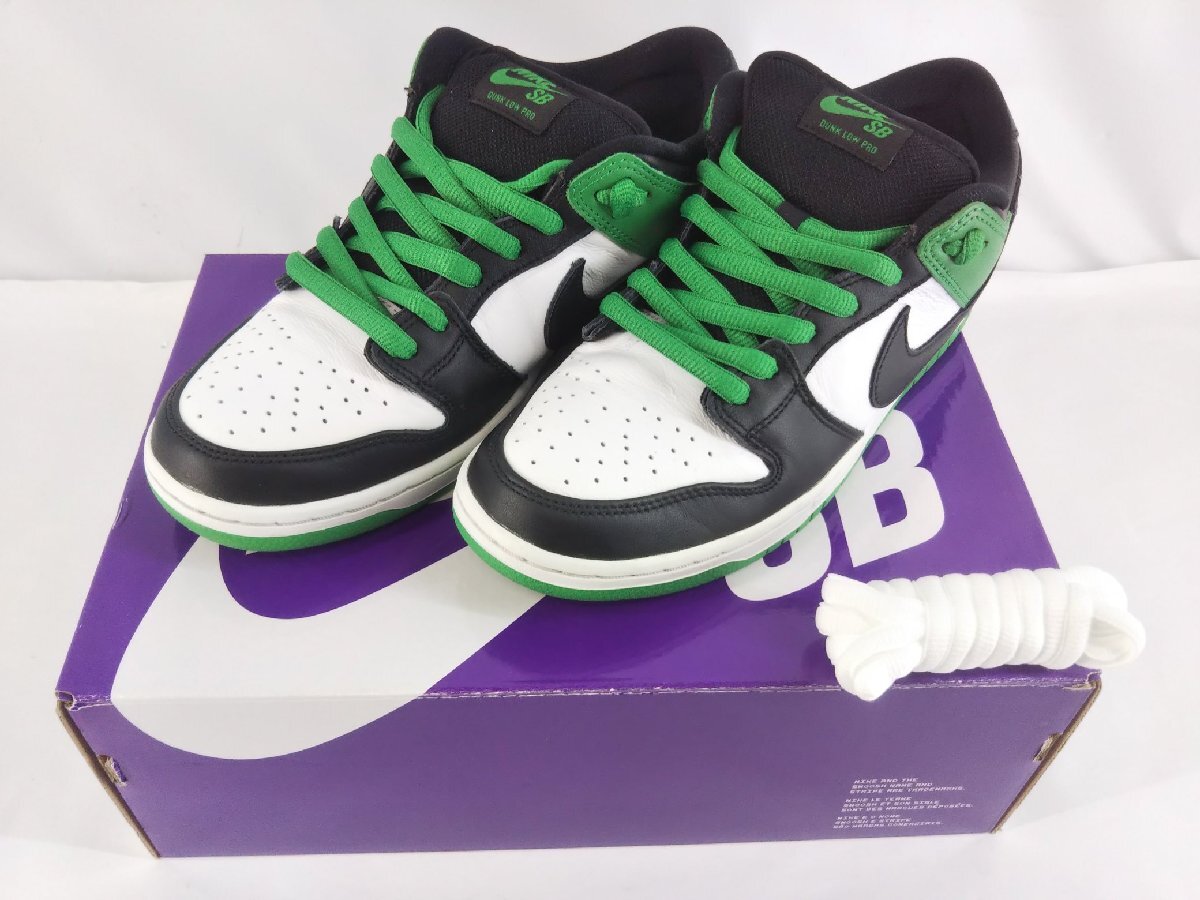 ナイキ ダンク 27.5cm NIKE SB DUNK LOW PRO CLASSIC GREEN BQ6817-302 クラシックグリーン_画像1