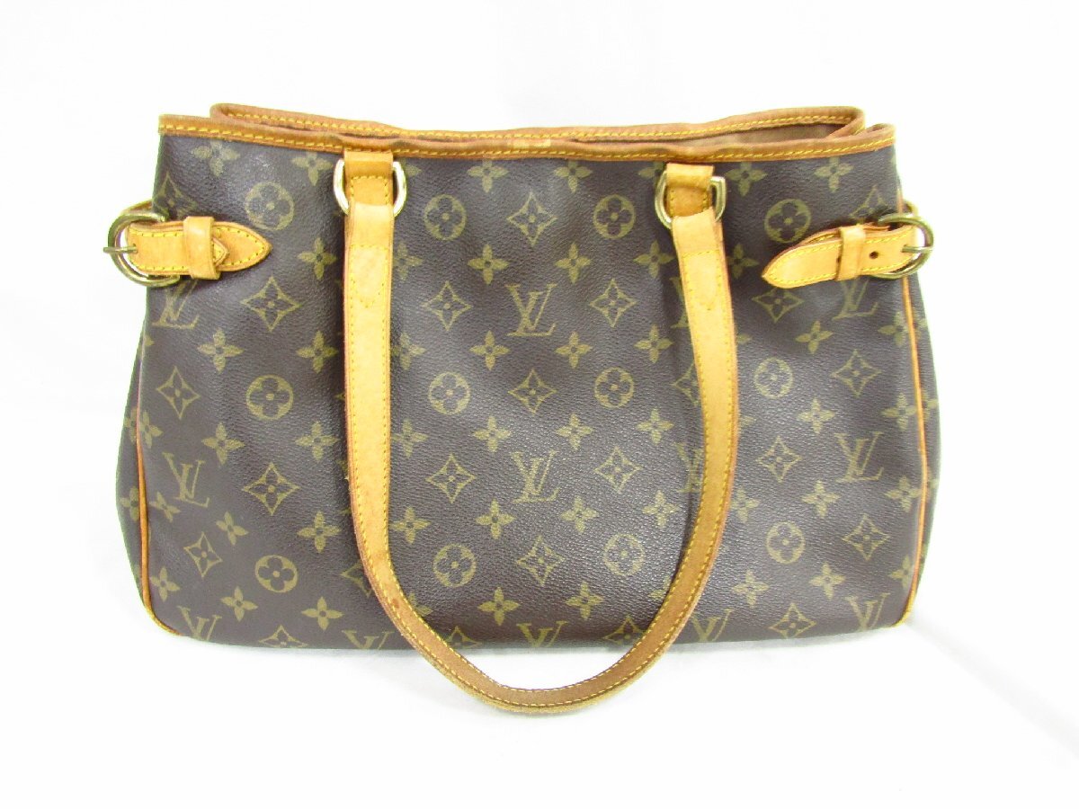 1円スタート LOUIS VUITTON ルイ・ヴィトン M51154 モノグラム バティニョール オリゾンタル ハンドバッグ 1スタ 中古品 ★5531_画像1