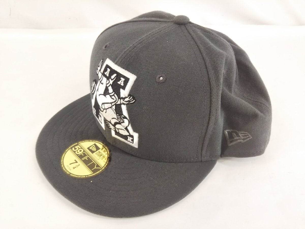 A BATHING APE×NEW ERA アメフト キャップ ウール アベイシングエイプ ニューエラ　グレー_画像1