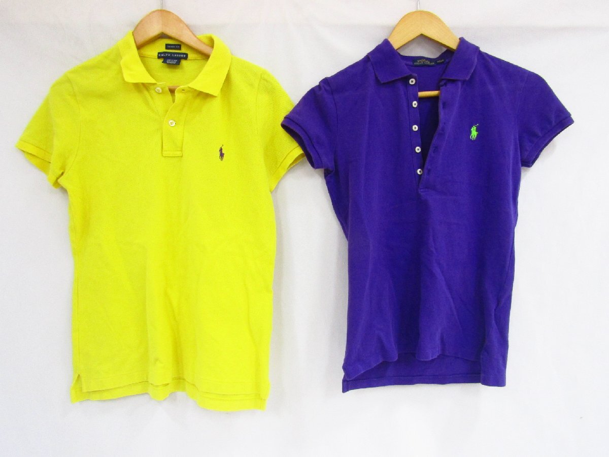 POLO RALPHLAUREN TOMMYHILFIGER ポロ ラルフローレン ポロシャツ 半袖 16点 まとめ売り レディース メンズ サイズ：MIX ■5626_画像2