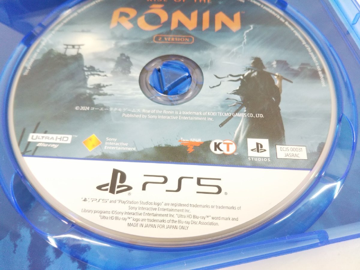 PlayStation5 PS5 игра soft RISE OF THE RONIN Z VERSION (2) б/у товар [1 иен старт ]