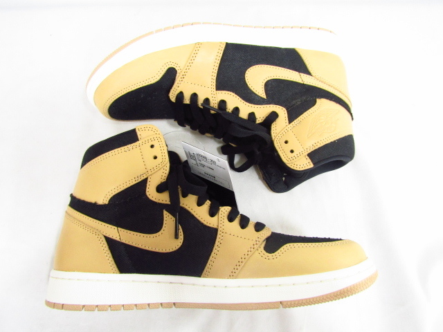 未使用 NIKE Air Jordan1 Retro High OG Vachetta Tan 555088-202 ナイキ エアジョーダン 27.0cm BOXあり 未使用品 ★130299_画像3