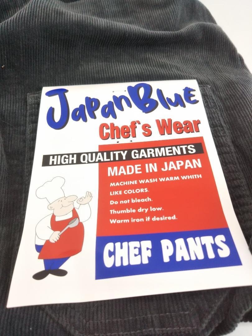 タグ付き未使用品　JAPAN BLUE JEANS ジャパンブルージーンズ シェフパンツ オーバーオール　サロペット　コーデュロイ　チャコール_画像5