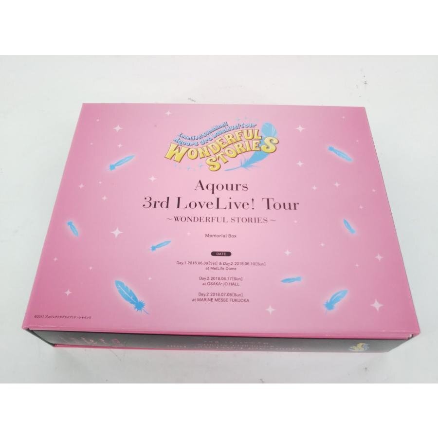 ラブライブ！サンシャイン!! Aqours 3rd LoveLive! Tour ～WONDERFUL STORIES～ Blu-ray Memorial BOX Blu-ray 中古品【1円スタート】_画像2