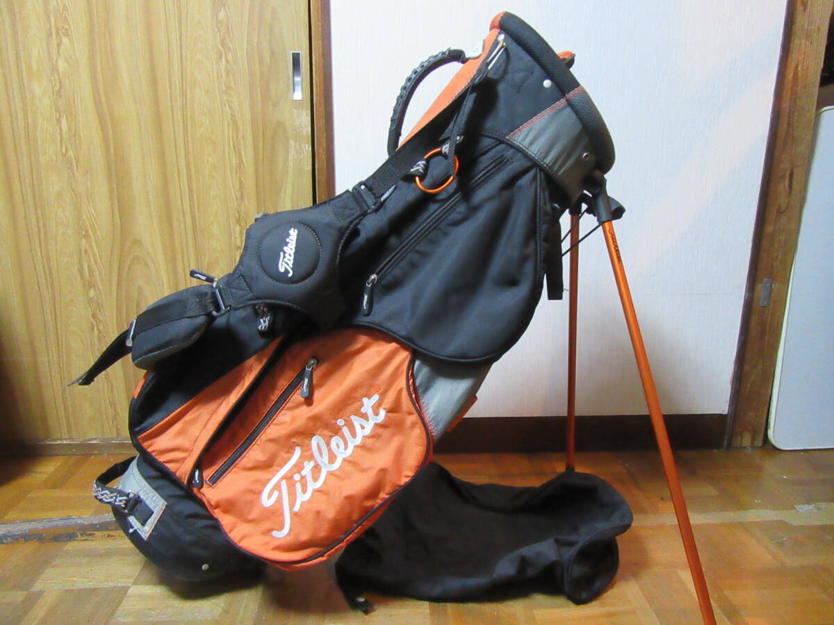 Yahoo!オークション - Titleist タイトリスト スタンドバック 橙/黒 Yahoo!オークション - Titleist タイトリスト スタンドバック 橙/黒