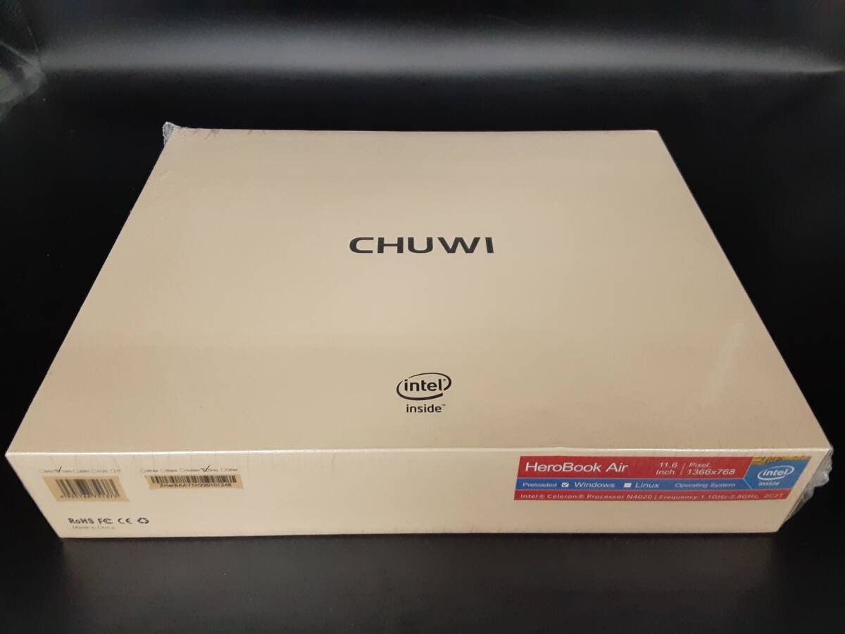 ta0520/21/51 未開封 ノートパソコン Chuwi Herobook Air 11.6インチ 128GB Intel celeron n4020 ツーウェイ 1円スタート 1スタ_画像1