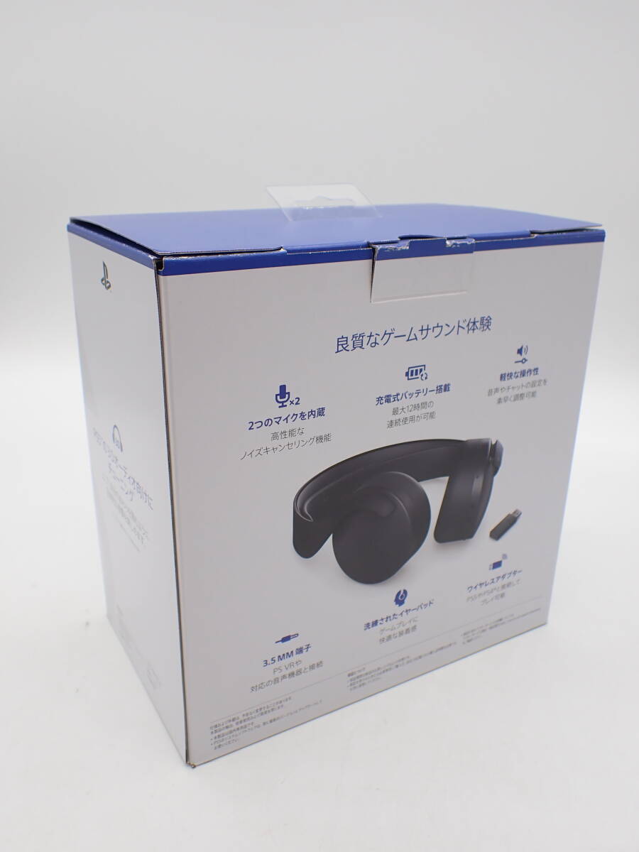 ha0504/61/24　SONY　PS5　PS4　PULSE 3D ワイヤレスヘッドセット ミッドナイト ブラック CFI-ZWH1J01_画像2