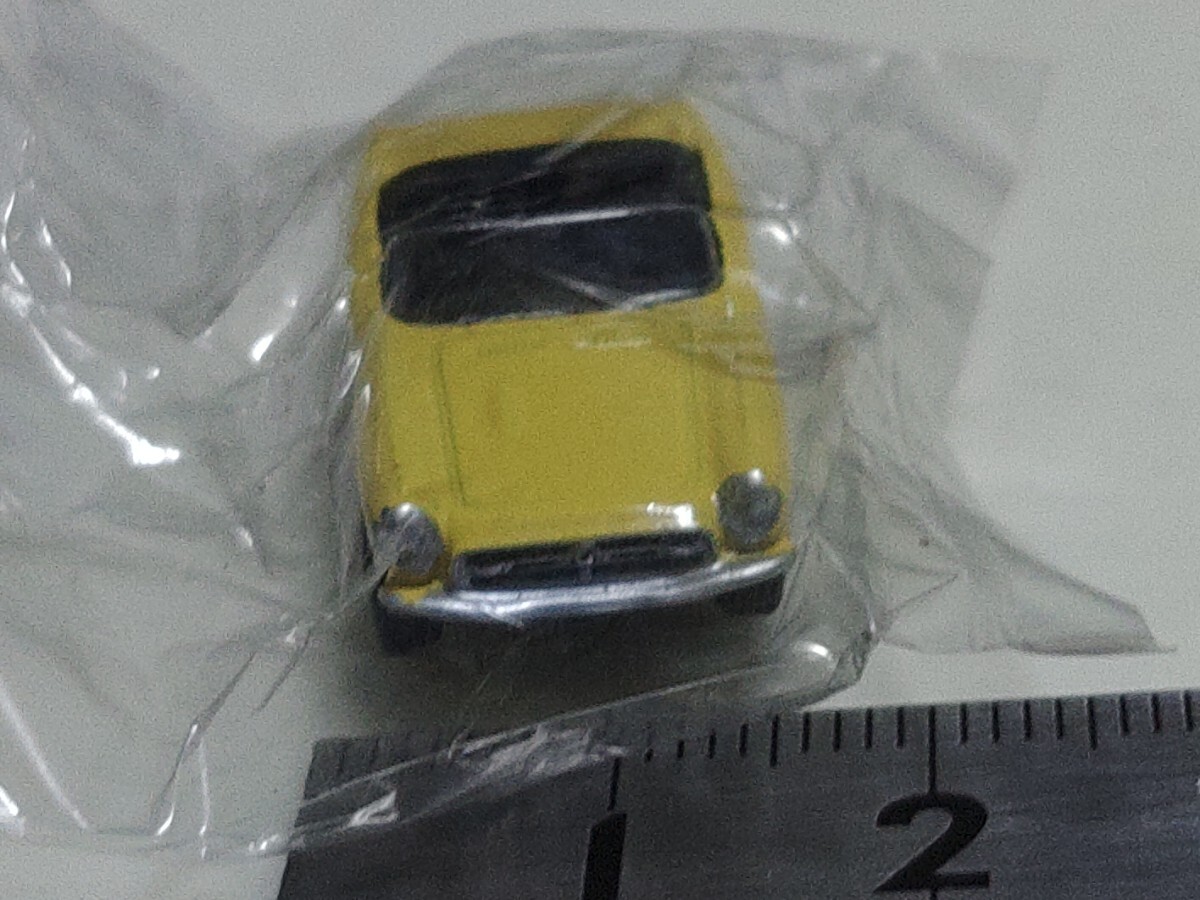 送料120円〜 京商 1:100　ホンダ ミニカー　S800 イエロー　1/100 　サークルＫサンクス　678814253_画像2