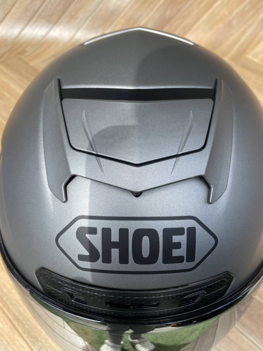 ★SHOEI ショーエイ ヘルメットJ-FORCE Ⅳ 4 マットディープグレー Lサイズ(59cm) スモークミラーシールド付　美品中古品　試着のみ★_画像6