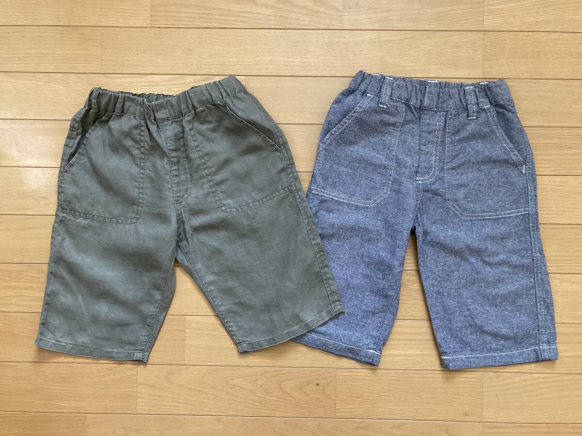 120サイズ MUJI/無印 まとめ売り4点 男の子 USEDの画像2