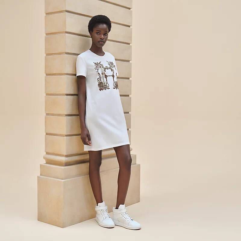 未使用新品】HERMES エルメス Tシャツ ワンピースドレス 未使用新品】HERMES エルメス Tシャツ ワンピースドレス