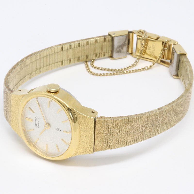 ジャンク品！ SEIKO セイコー 43-5000 ヴィンテージ レディース QZ 腕時計 （質屋 藤千商店）_画像3