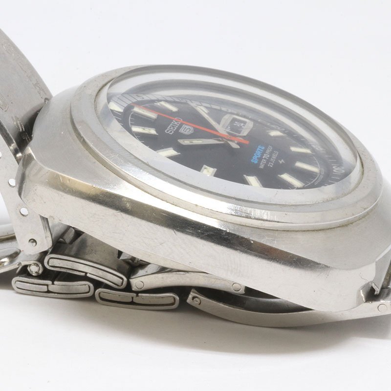 ジャンク品！SEIKO 5 セイコー５ スポーツ 5126-6010 自動巻き メンズ 腕時計 オートマチック （質屋 藤千商店）_画像3
