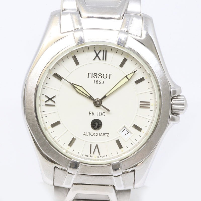 ジャンク TISSOT ティソ 1853 PR100 AUTOQUARTZ オートクオーツ
