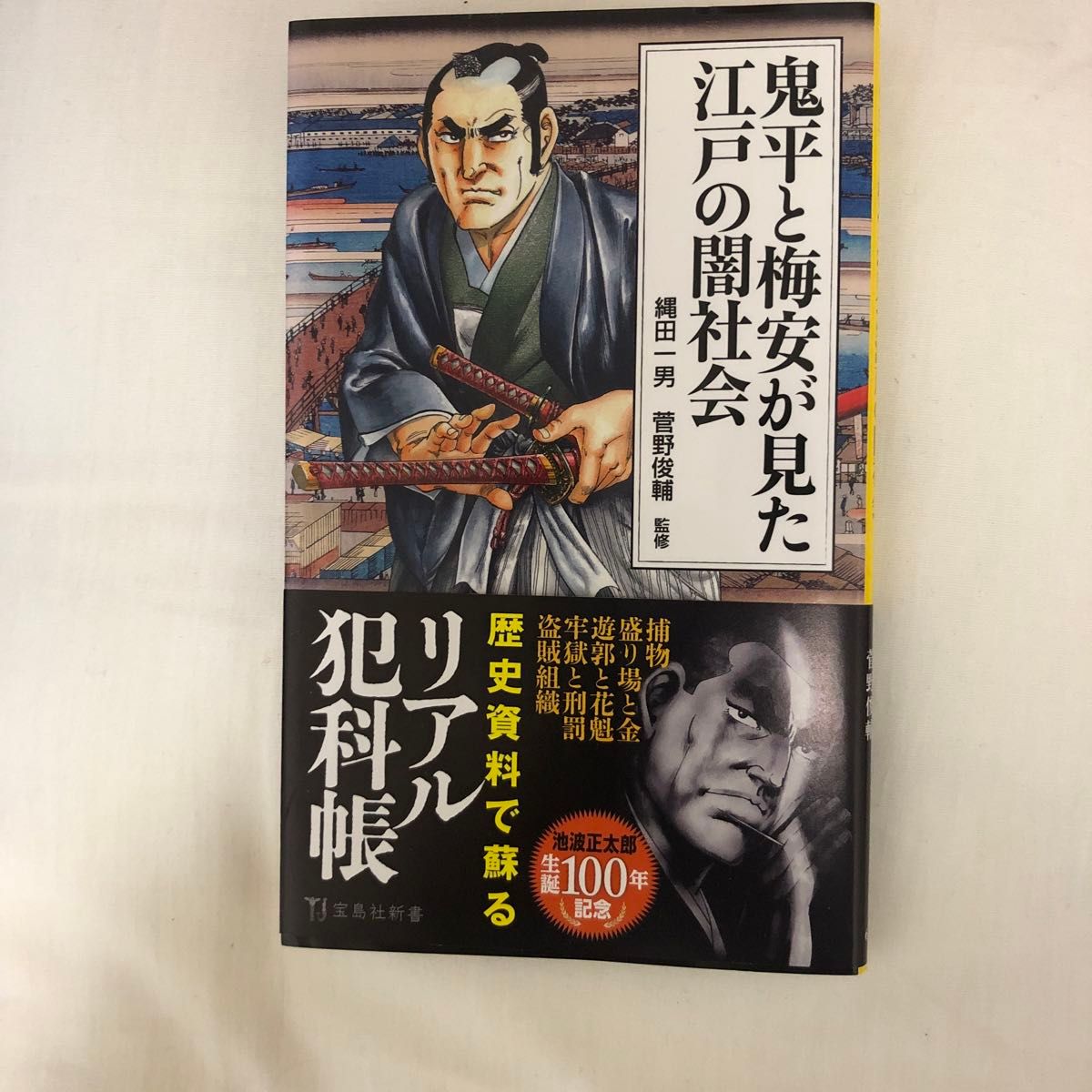 鬼平と梅安が見た江戸の闇社会 （宝島社新書　６７２） 縄田一男／監修　菅野俊輔／監修　新書　鬼平の理解を深めるのに最適！！