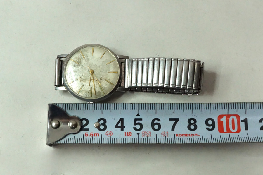 SEIKO セイコー 腕時計Y3 Cronos クロノス 手巻き 21石 昭和34年刻印 メンズ ゴールドカラー アンティーク ヴィンテージ の画像4
