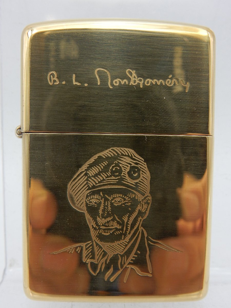 未使用品？Zippo D-DAY 50th ノルマンディー上陸作戦50周年 Montgomery モンゴメリー 1994 現状で 1の画像1