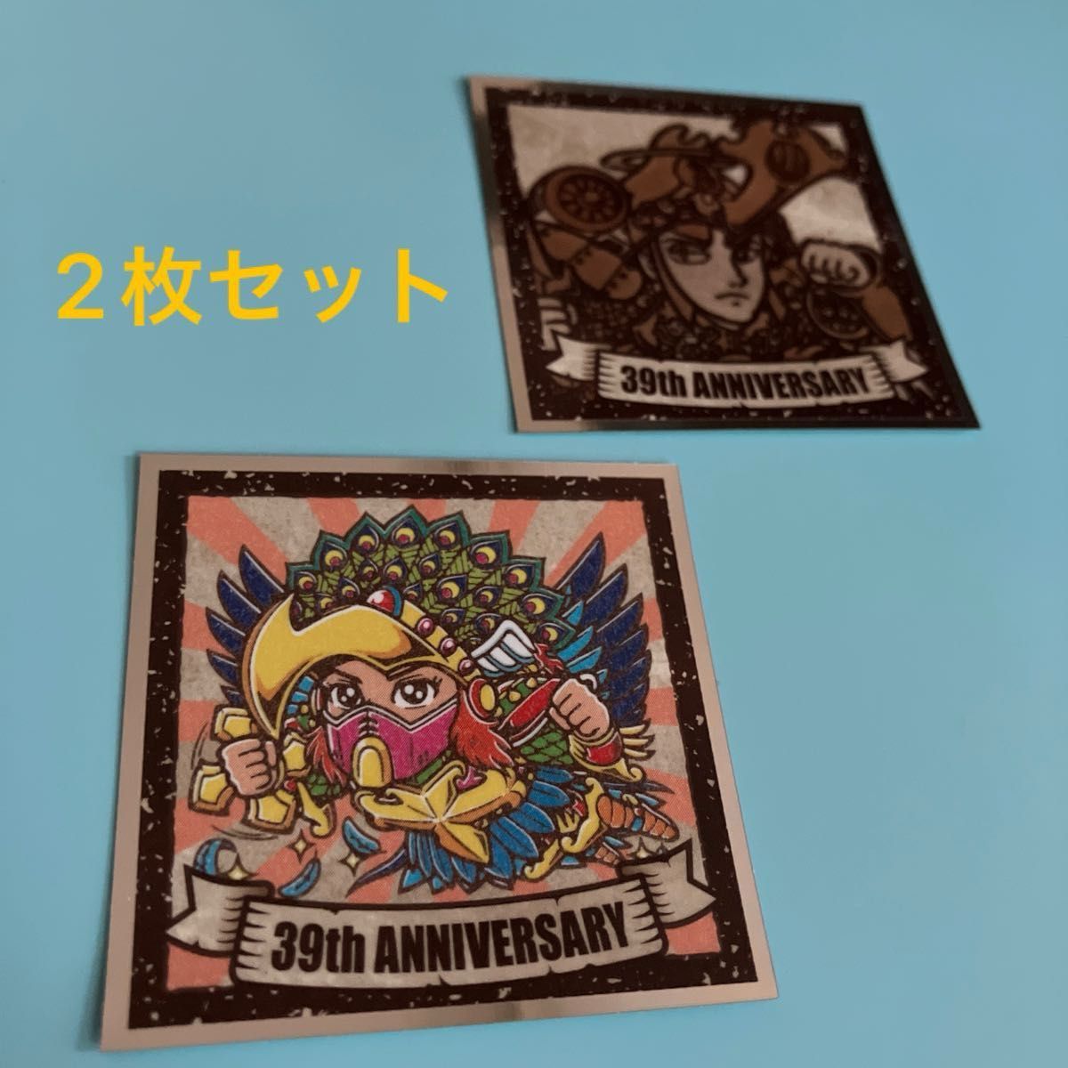 ビックリマンシール　悪魔VS天使 39th ANNIVERSARY  ヘッドロココ　ヘラクライスト　2枚セット