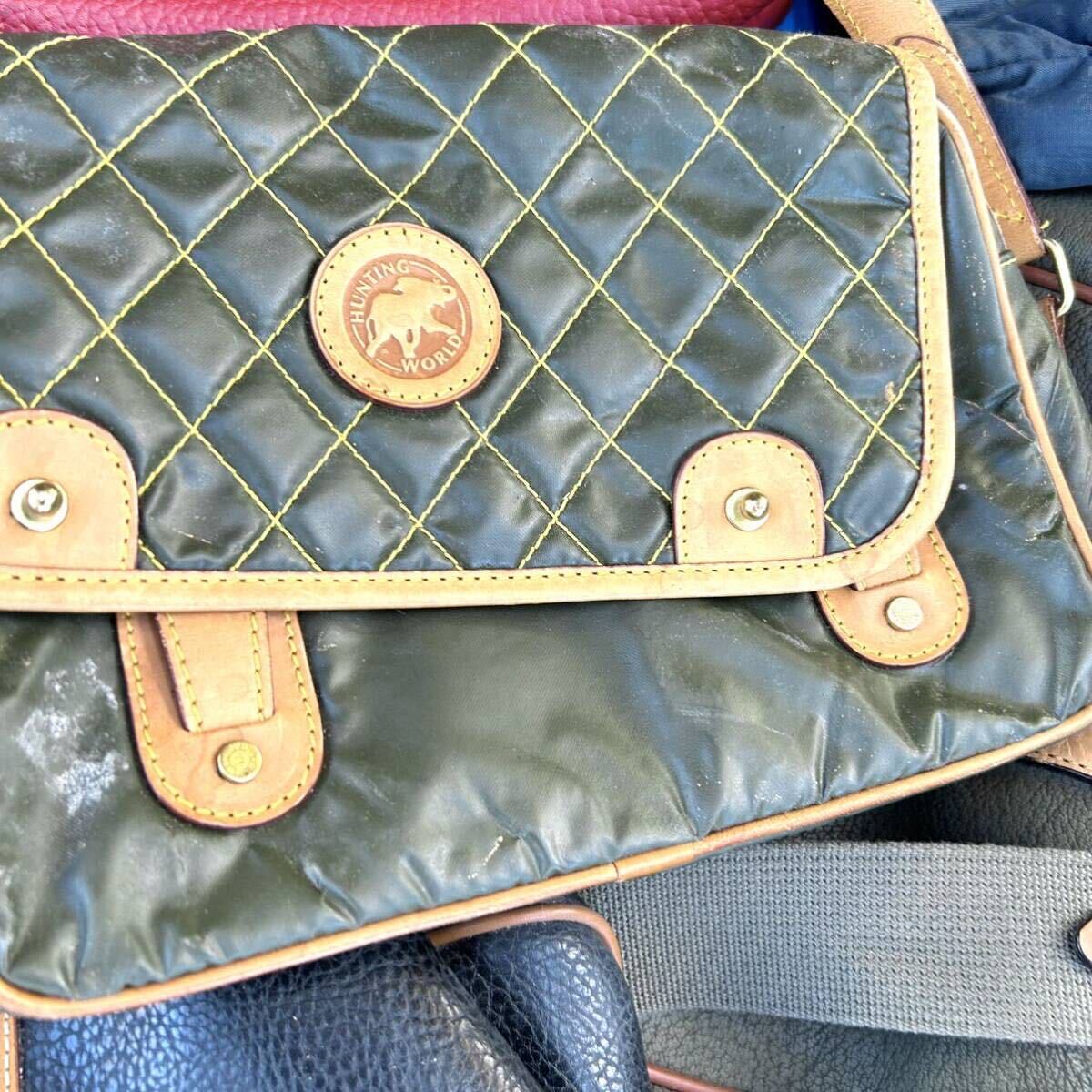 ⑩1円スタート！ブランドバッグ 31点まとめ売り HUNTING WORLD ハンティングワールド COACH コーチ ショルダーバッグ ボストンバック 他_画像7