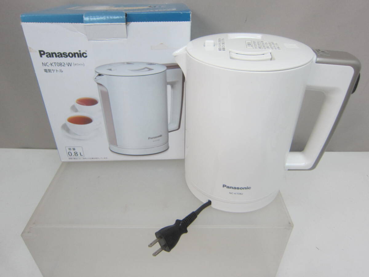 *② electric kettle * Panasonic [Panasonic/NC-KT082]0.8L box equipped, instructions none * operation OK/ use impression present condition goods #80