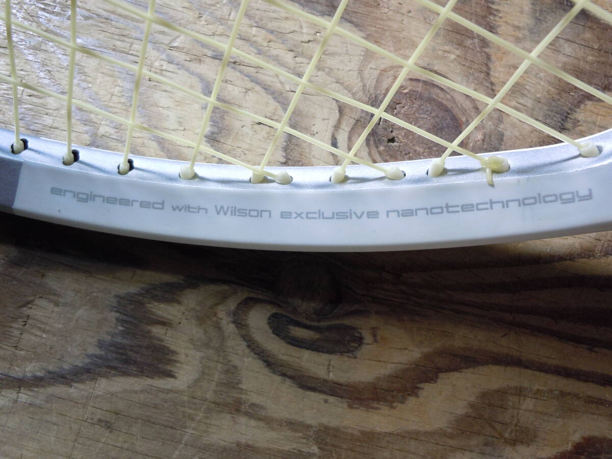 * Wilson теннис ракетка n-Code общая длина 70cm внутренний размер ширина примерный 26cm× длина 35cm* Junk #120