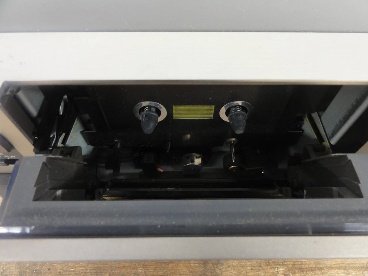 ♪SONY ソニー カセットテープデッキ テープコーダー TC-FX6C 通電確認 ※ジャンク品 ■１００の画像9