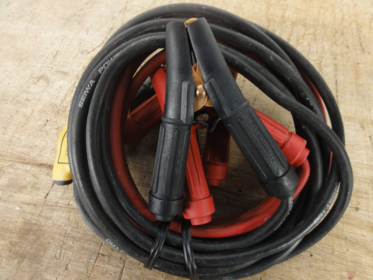 !SEIWA Kiyoshi peace industry power boost 100 booster cable 12V*24V for operation not yet verification length unknown * junk #60