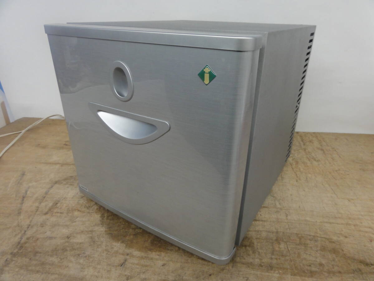 ♪ジュージ工業 小型冷蔵庫 引出し式 1ドア 冷蔵庫 21L CB-21SA1 冷却確認※ジャンク品　■１４０_画像1