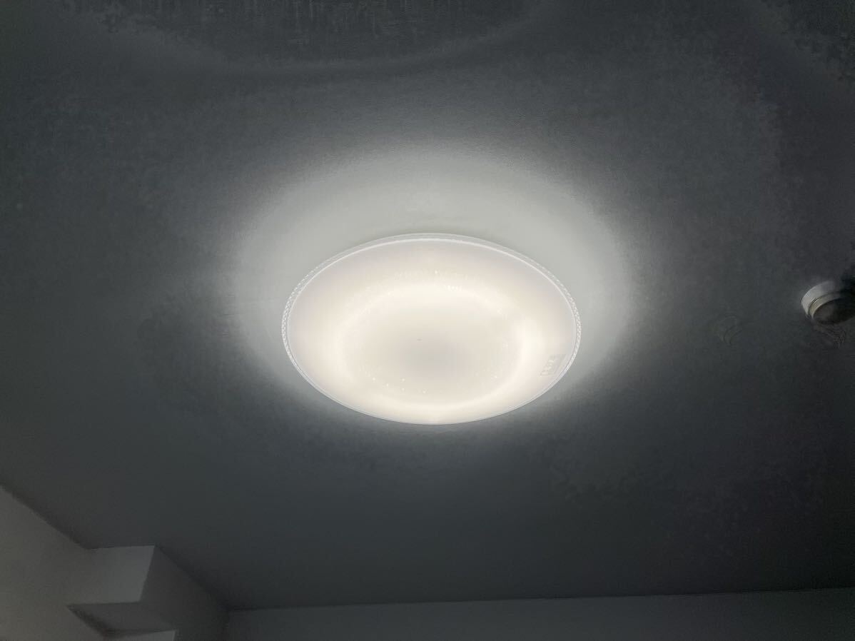 東芝ライテック LEDシーリングライト 12畳 調光調色 マルチカラー リモコン付き 常夜灯 薄型 コンパクト リビング 天井照明_画像3