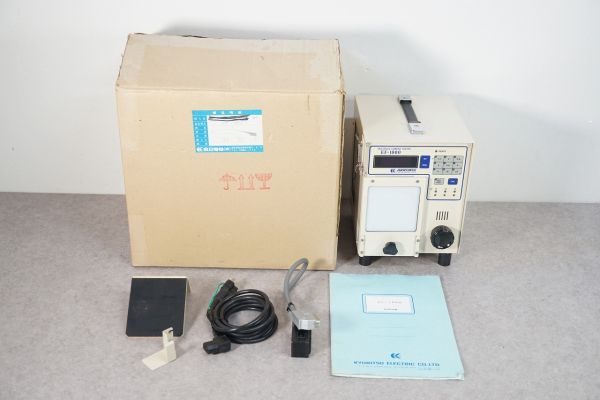 [NZ][E4046212] 京立電機 KYORITSU EF-1000 ARROWIN MULTIPLEX CAMERA TESTER 専用ケーブル、取扱説明書、元箱等付き_画像1