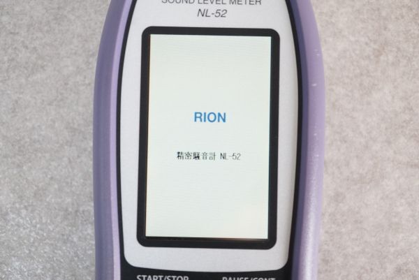 [QS][D4020010] RION リオン NL-52 精密騒音計 サウンドレベルメーター ケース付きの画像3