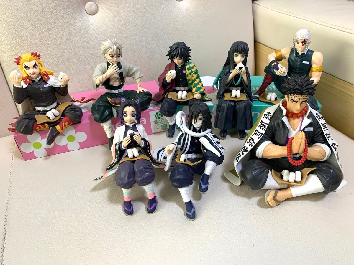 鬼滅の刃 ちょこのせフィギュア(おにぎり) 柱8体セット 柱稽古 鬼滅の刃 ちょこのせフィギュア(おにぎり) 柱8体セット 柱稽古