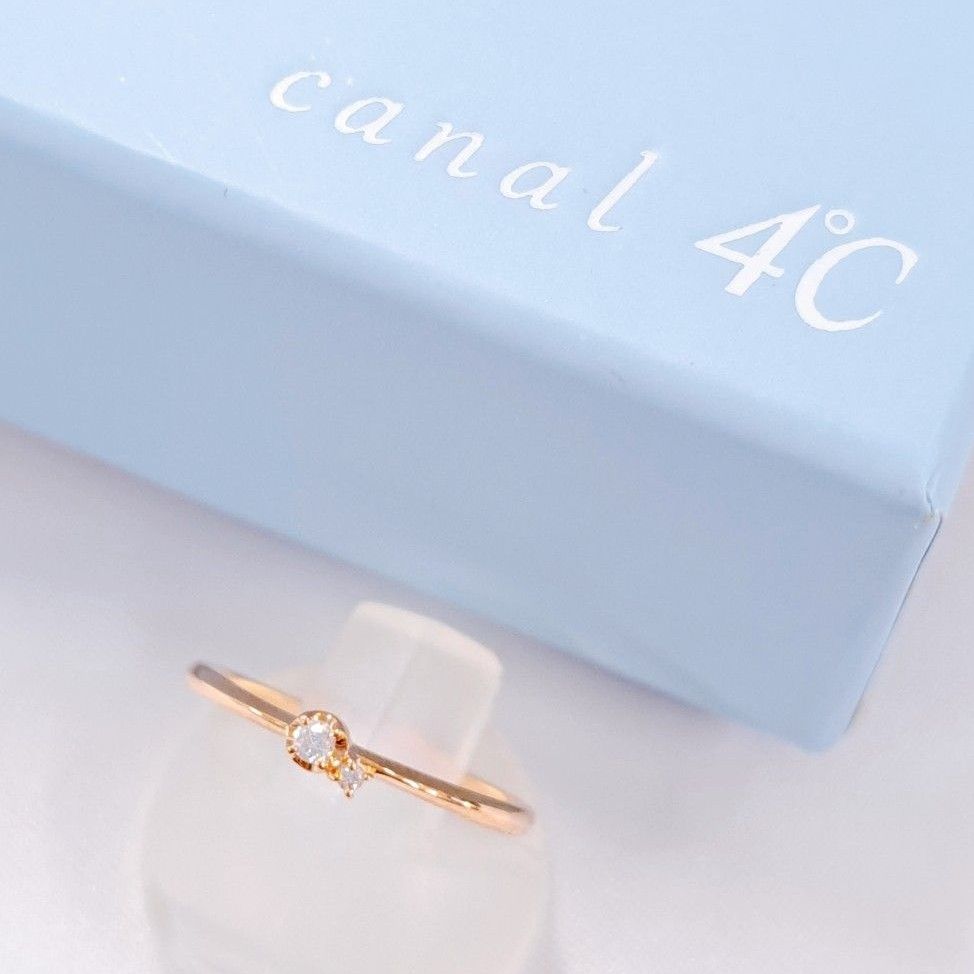 カナル4℃ K10 ダイヤモンド リング - アクセサリー カナル4℃ K10 ダイヤモンド リング - アクセサリー