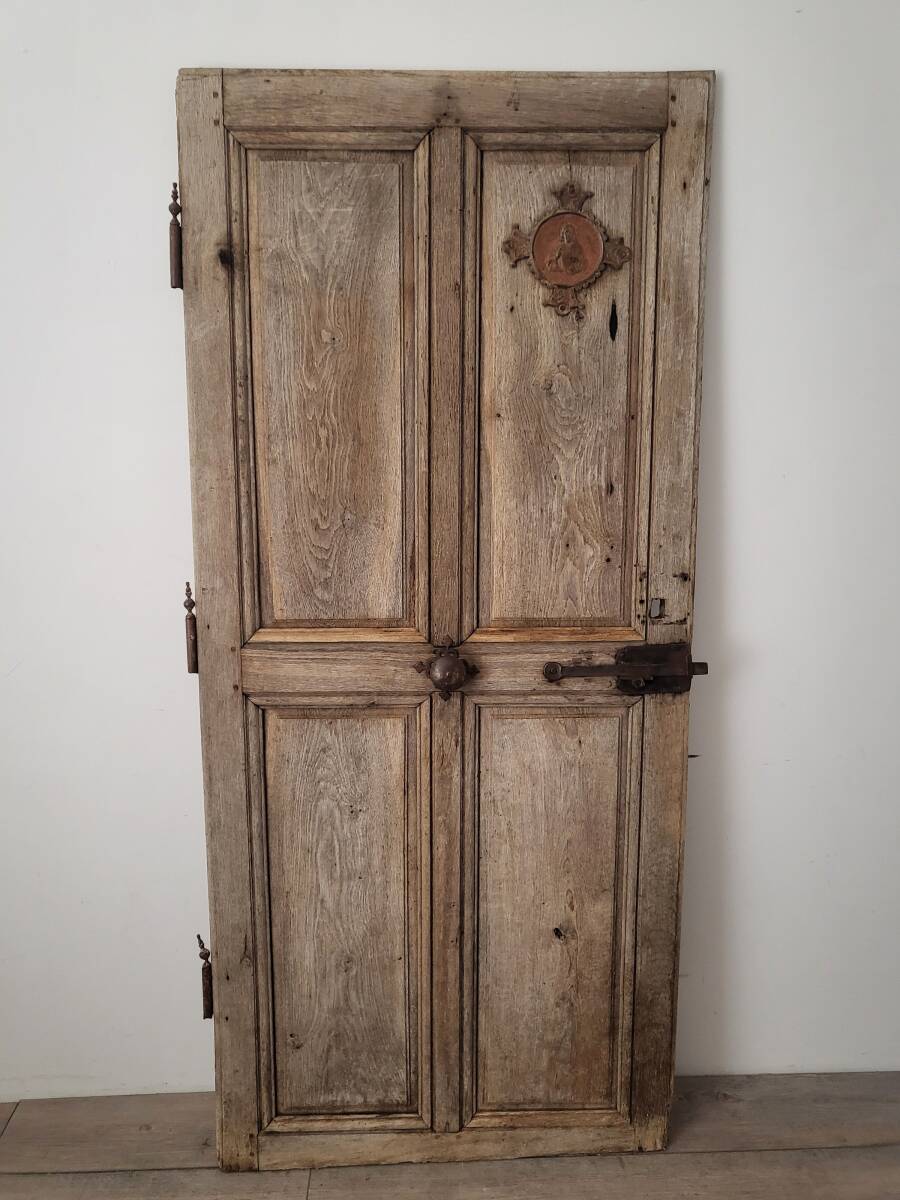 フランス アンティーク 　１８９０年代後半　修道院のドア　オーク材　おへやのドア　カッコいいドア　お洒落ドア　ショップディスプレー_画像1