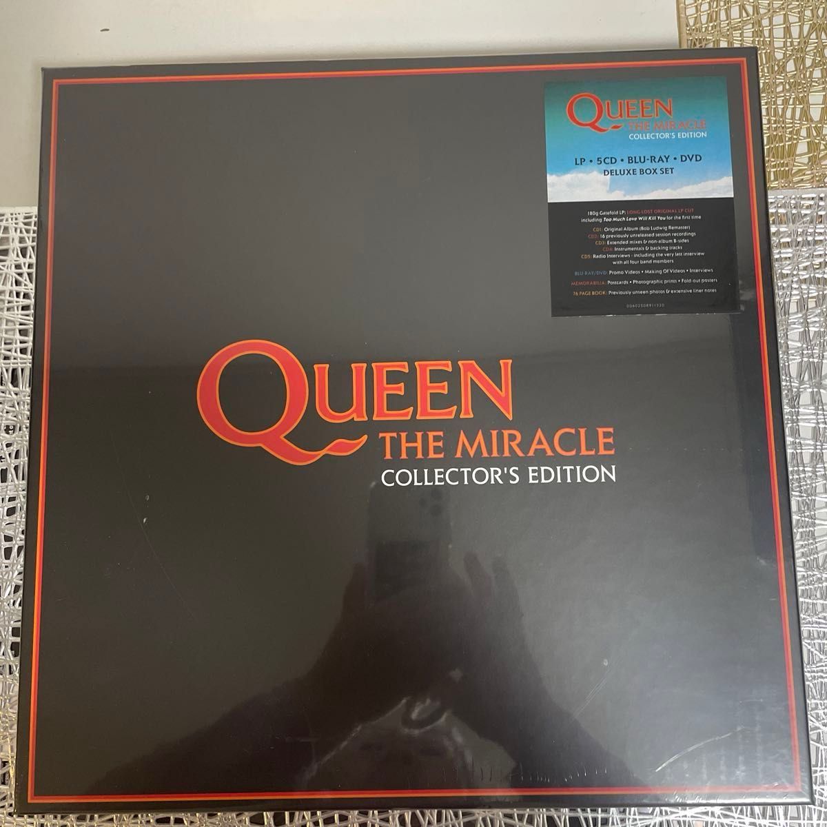 QUEEN QUEEN THE MIRACLE (5CD + BLU-RAY + DVD + LP) THE MIRACLE