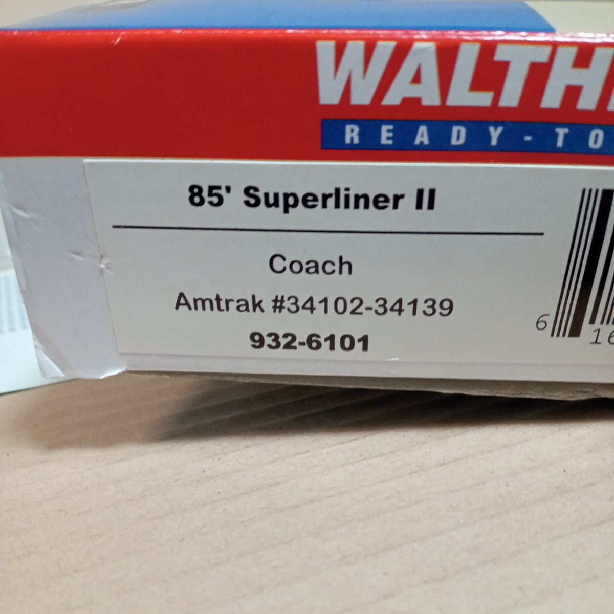 WALTHWRS ウォルサーズ Amtrak 85′SuperlinerII Coach 932-6101_画像2