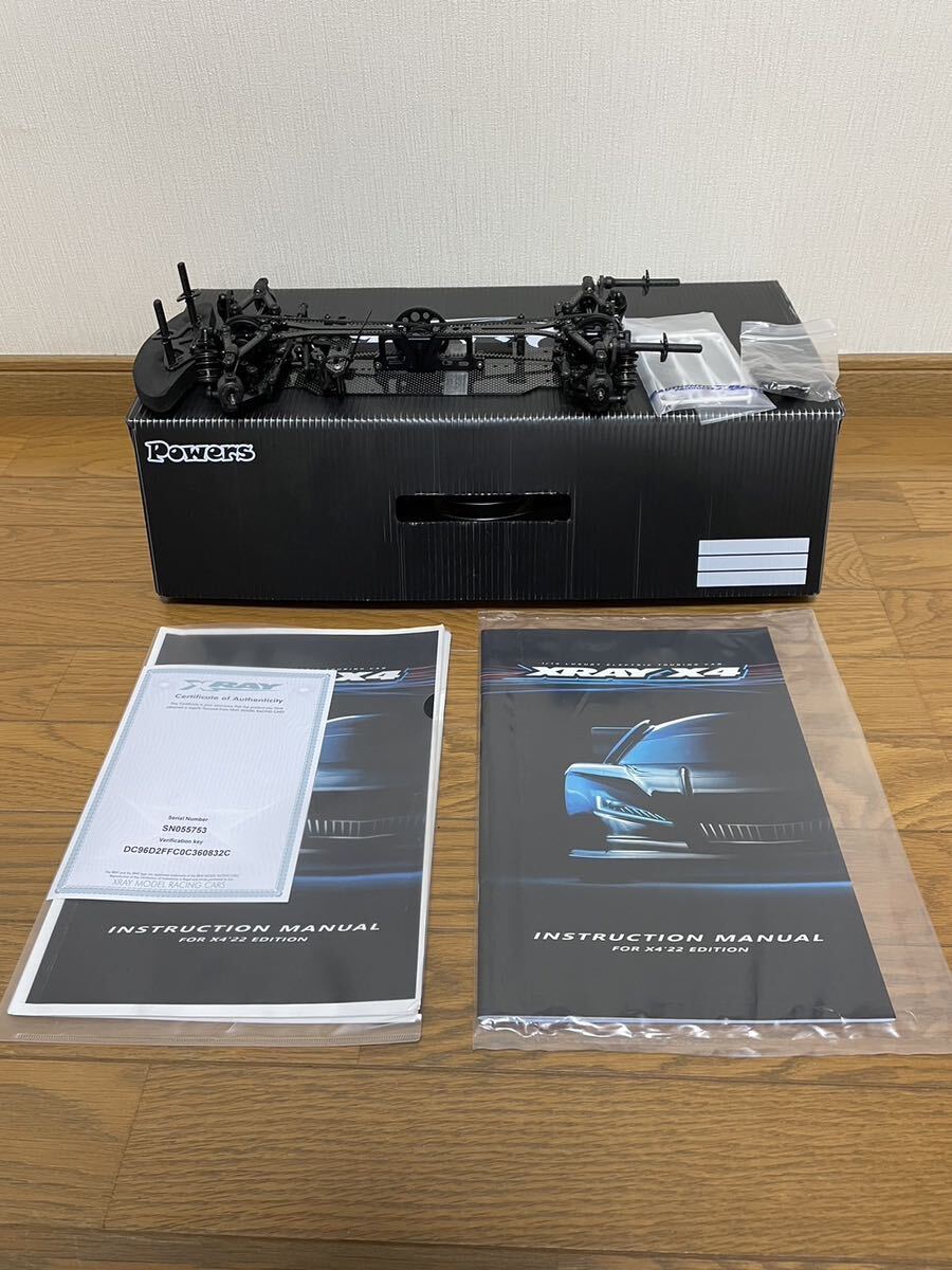 XRAY X4 2022 カーボン中古シャーシ_画像1